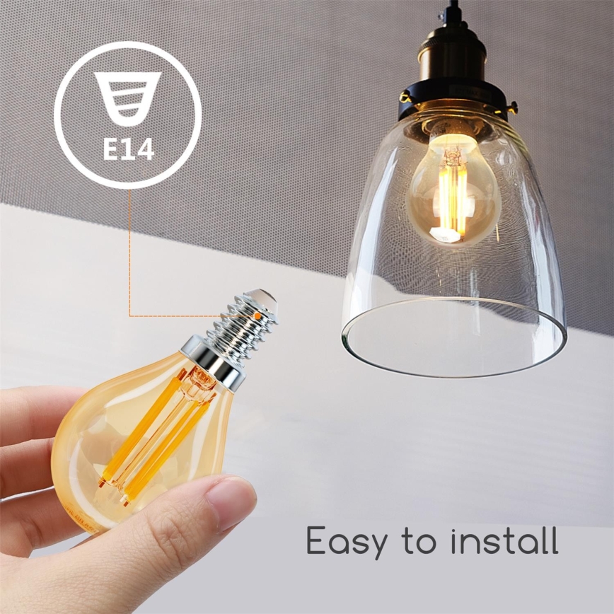 LED bulb G45 E14/4W/230V 2200K - Aigostar