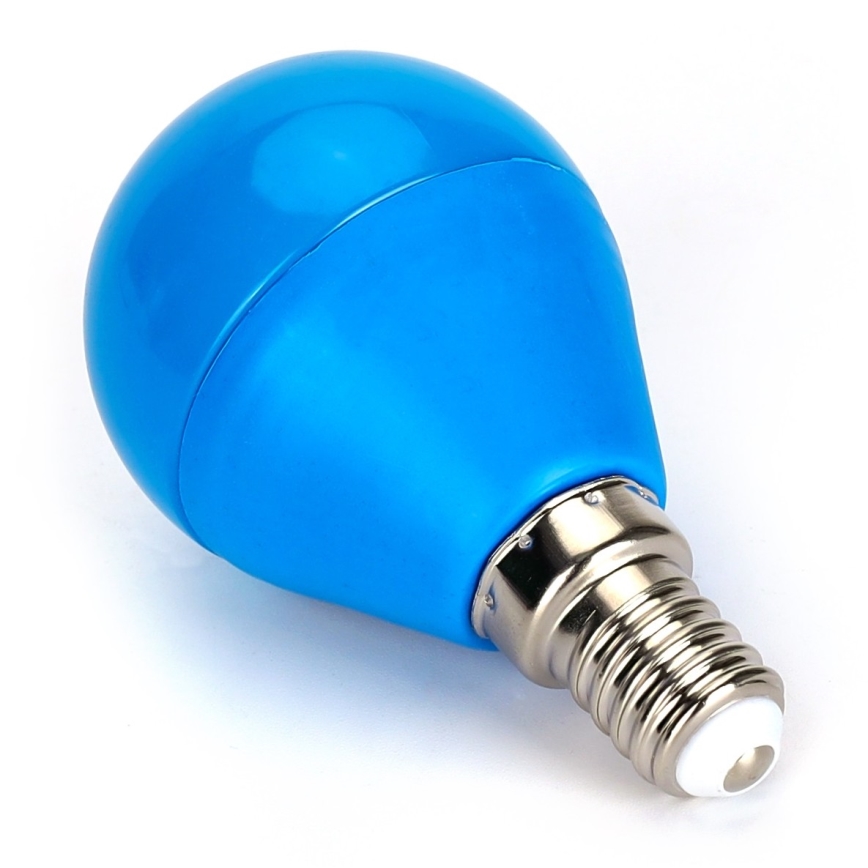 LED Bulb G45 E14/4W/230V blue - Aigostar