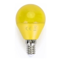 LED Bulb G45 E14/4W/230V yellow - Aigostar
