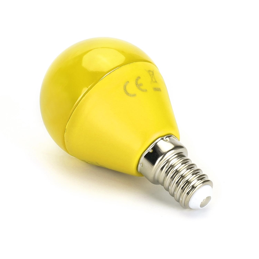LED Bulb G45 E14/4W/230V yellow - Aigostar