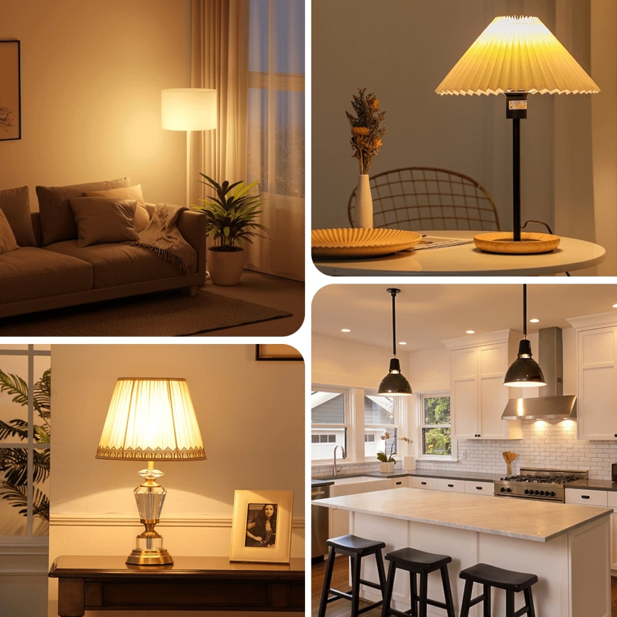LED Bulb G45 E27/11W/230V 3000K - Aigostar