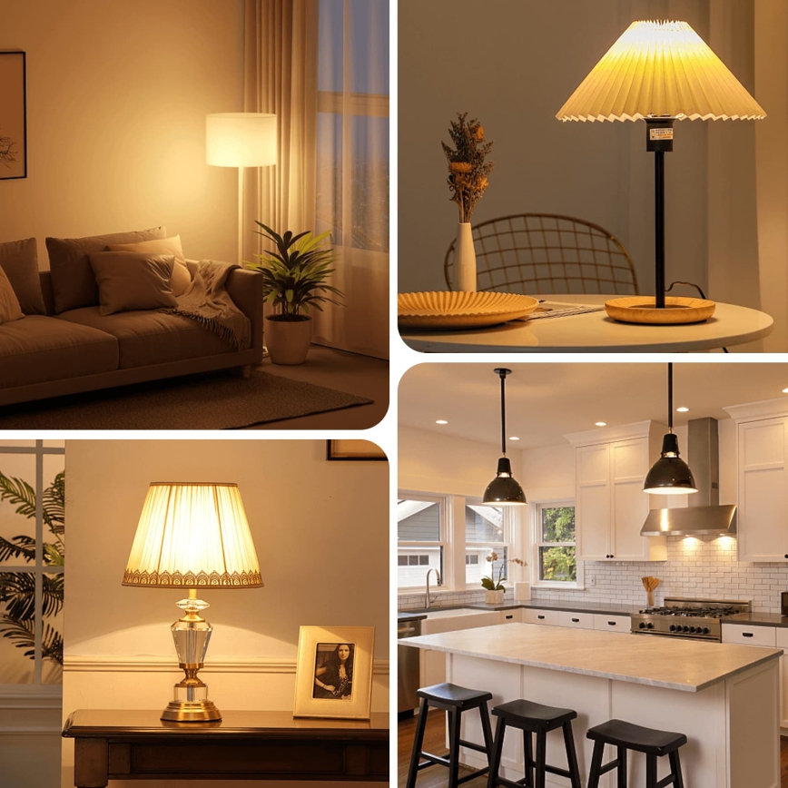 LED Bulb G45 E27/13W/230V 3000K - Aigostar