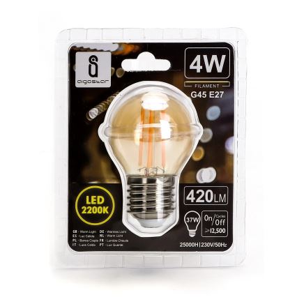 LED bulb G45 E27/4W/230V 2200K - Aigostar