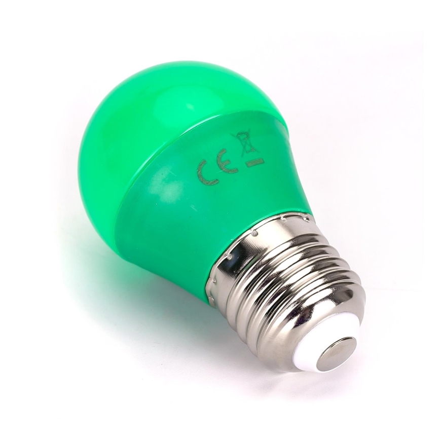 LED Bulb G45 E27/4W/230V green - Aigostar