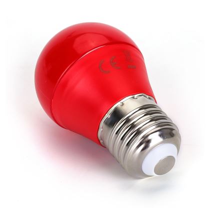 LED Bulb G45 E27/4W/230V red - Aigostar