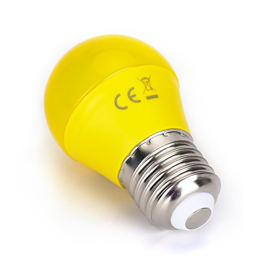 LED Bulb G45 E27/4W/230V yellow - Aigostar