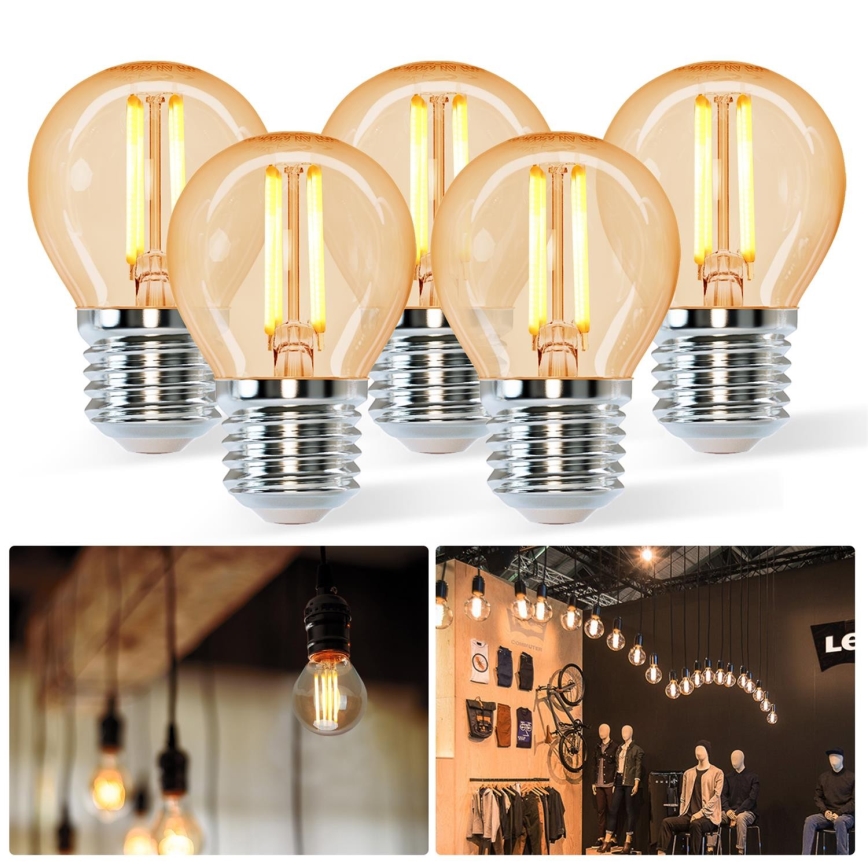 LED bulb G45 E27/6W/230V 2200K - Aigostar