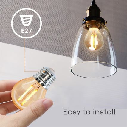 LED bulb G45 E27/6W/230V 2200K - Aigostar