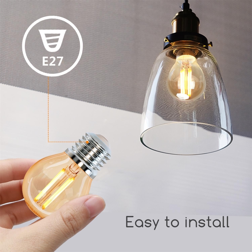 LED bulb G45 E27/6W/230V 2200K - Aigostar