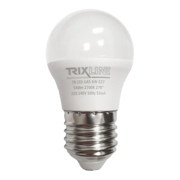 LED Bulb G45 E27/6W/230V 2700K