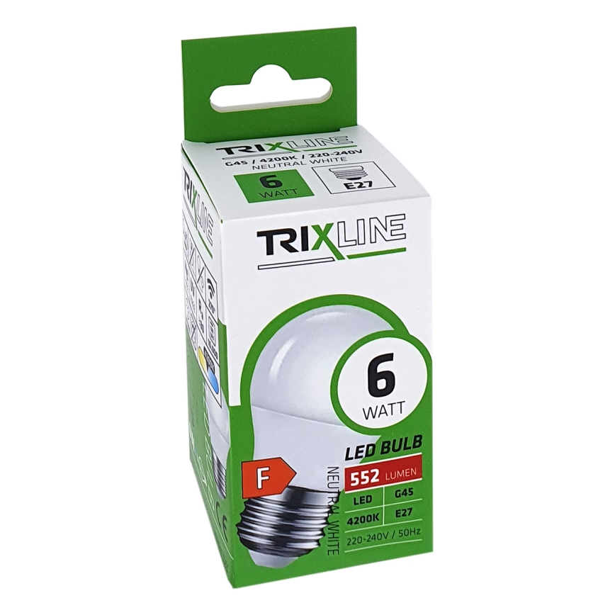 LED Bulb G45 E27/6W/230V 4200K