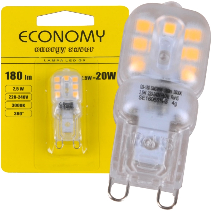 LED bulb G9/2,5W/230V 3000K