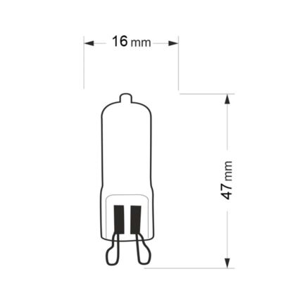 LED bulb G9/2,5W/230V 3000K