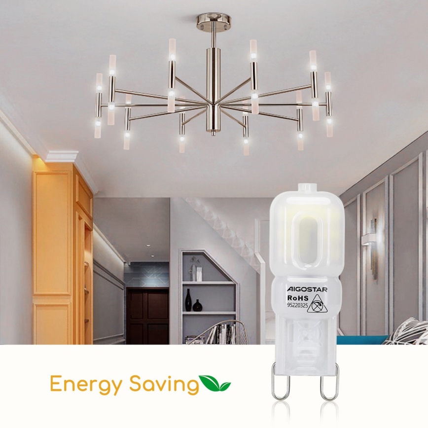 LED Bulb G9/2W/230V 6500K - Aigostar