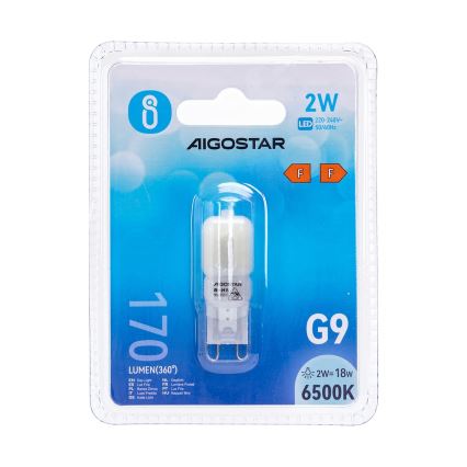 LED Bulb G9/2W/230V 6500K - Aigostar