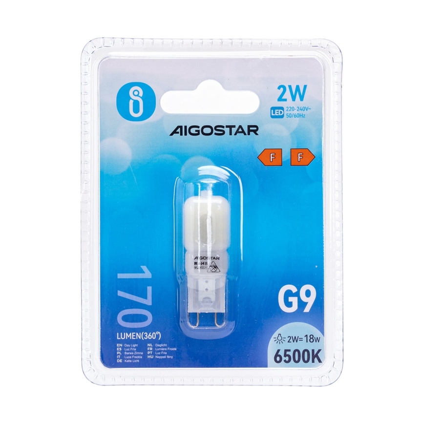 LED Bulb G9/2W/230V 6500K - Aigostar