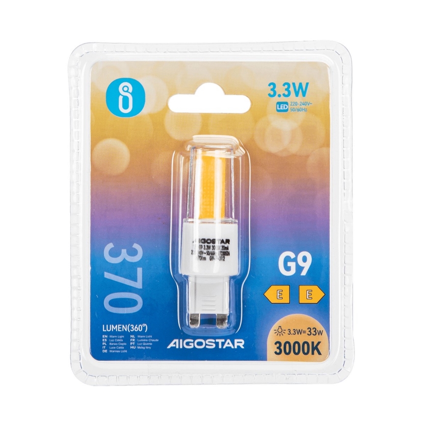 LED Bulb G9/3,3W/230V 3000K - Aigostar