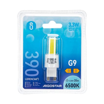 LED Bulb G9/3,3W/230V 6500K - Aigostar