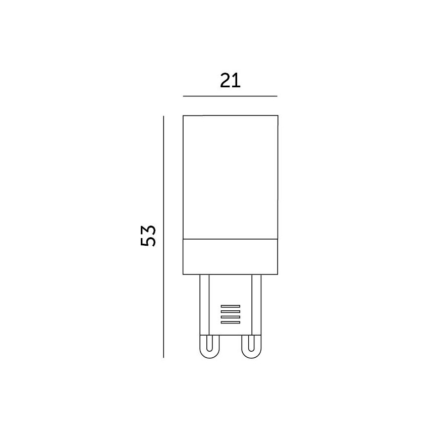 LED Bulb G9/3W/230V 3000K 100°