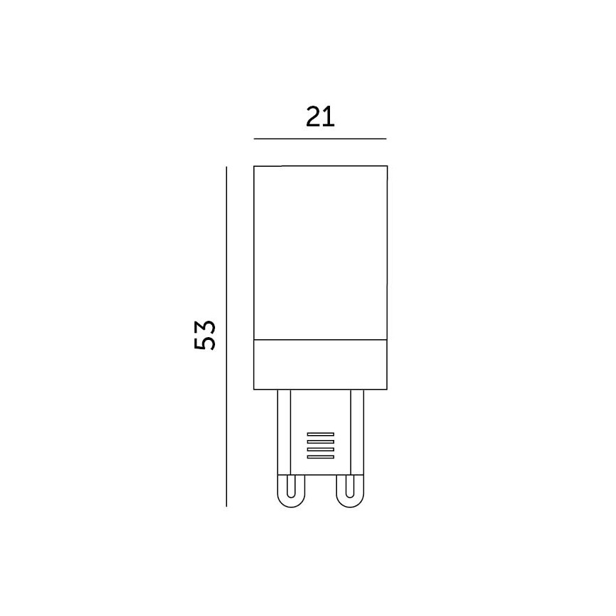 LED Bulb G9/3W/230V 6000K 100°