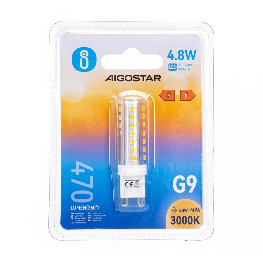 LED Bulb G9/4,8W/230V 3000K - Aigostar