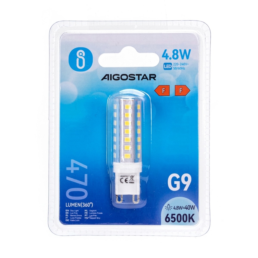 LED Bulb G9/4,8W/230V 6500K - Aigostar