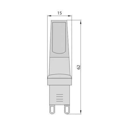LED bulb G9/4W/230V 3000K