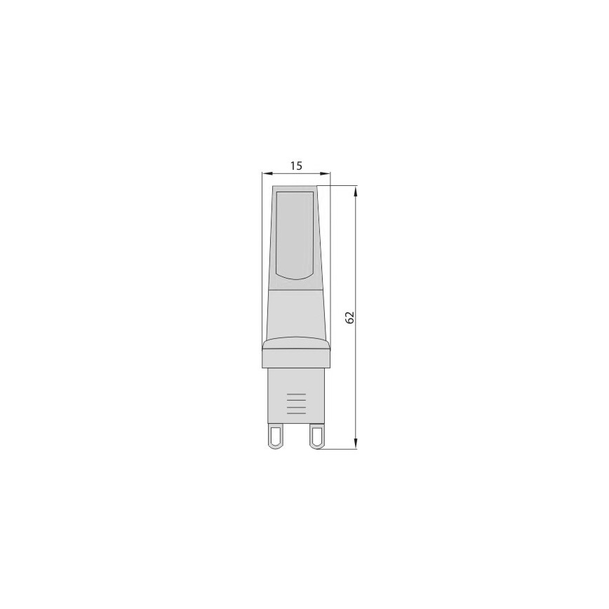 LED bulb G9/4W/230V 3000K