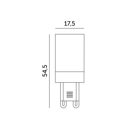 LED Bulb G9/4W/230V 3000K