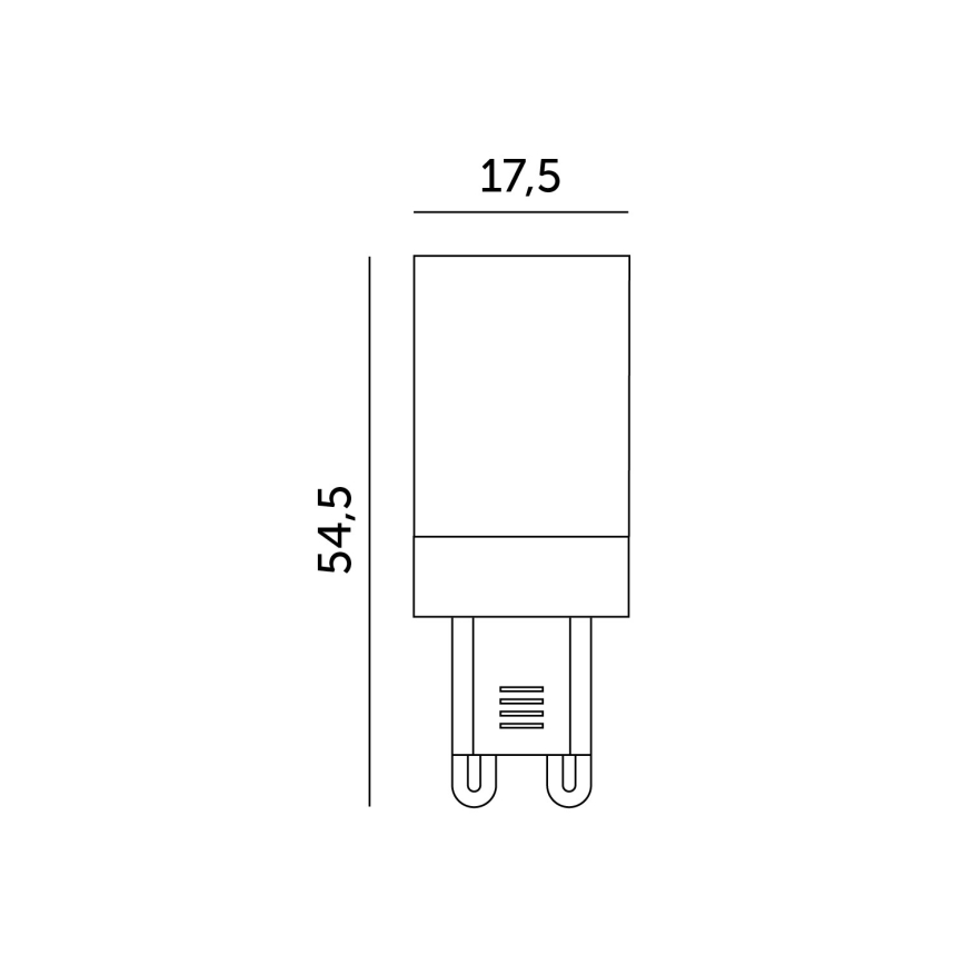 LED Bulb G9/4W/230V 6000K