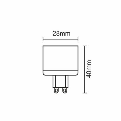 LED Bulb G9/5W/230V 4000K