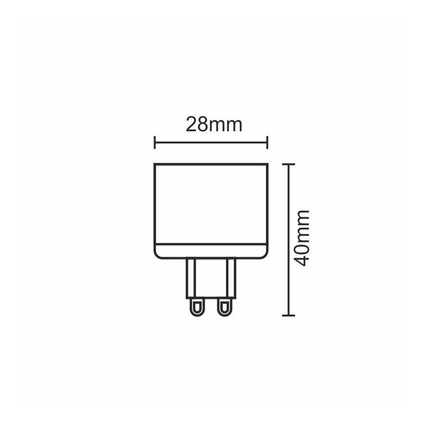 LED Bulb G9/5W/230V 4000K