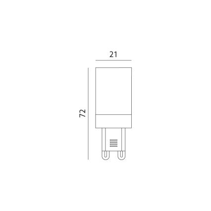 LED Bulb G9/6W/230V 3000K