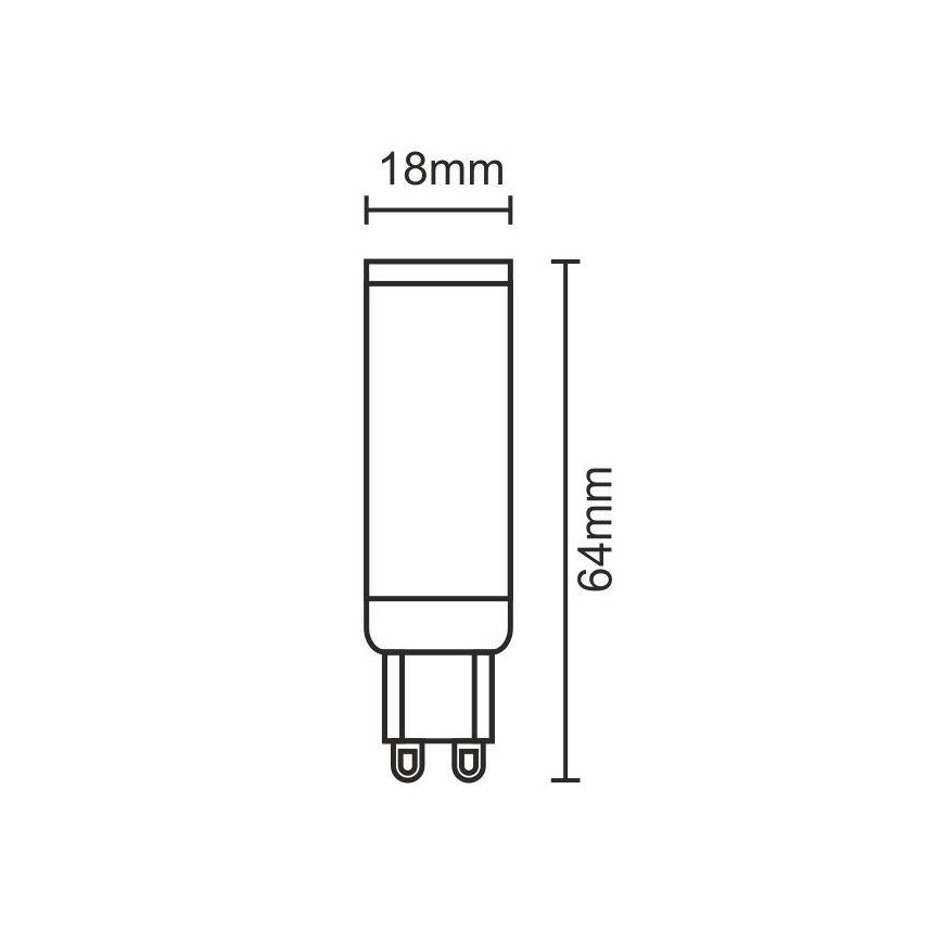 LED Bulb G9/7W/230V 6000K