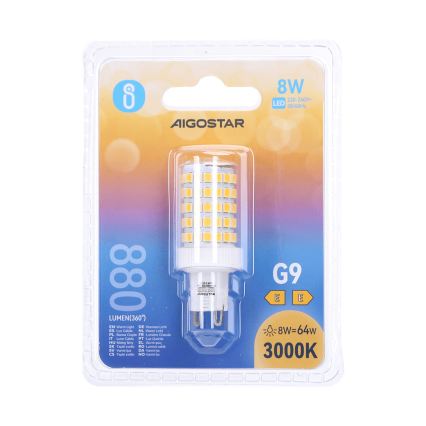 LED Bulb G9/8W/230V 3000K - Aigostar