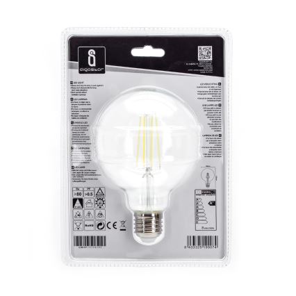 LED bulb G95 E27/8W/230V 6500K - Aigostar