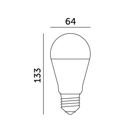 LED Bulb GS E27/17W/230V 6500K