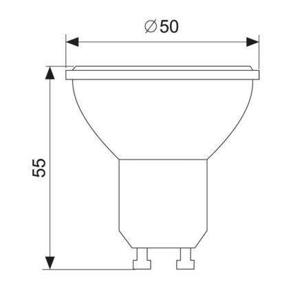 LED Bulb GU10/1,5W/230V 6000K