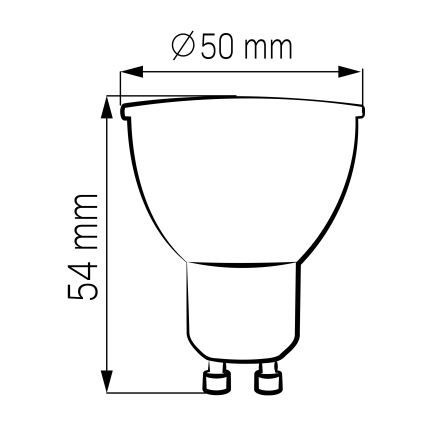 LED Bulb GU10/4,5W/230V 4000K