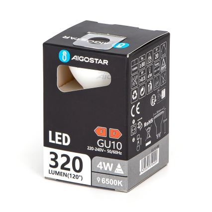 LED Bulb GU10/4W/230V 6500K - Aigostar