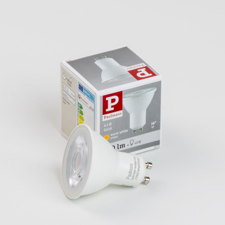 LED Bulb GU10/6,5W/230V 2700K - Paulmann 28720