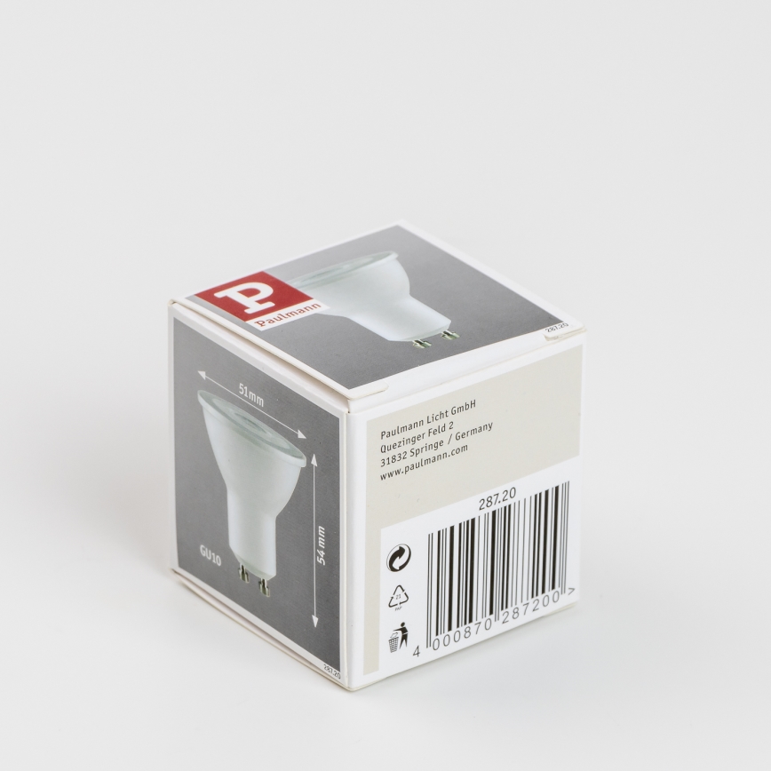 LED Bulb GU10/6,5W/230V 2700K - Paulmann 28720