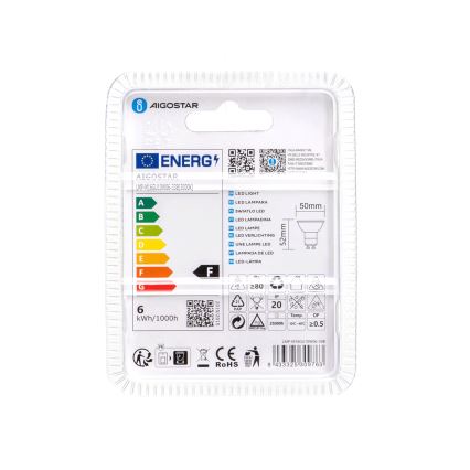 LED Bulb GU10/6W/230V 3000K - Aigostar