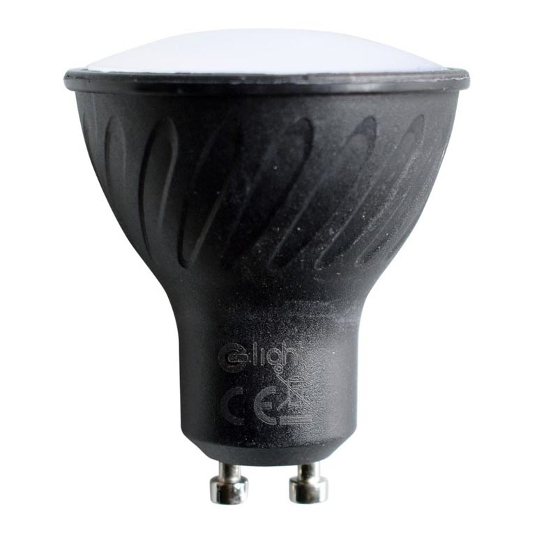 LED Bulb GU10/6W/230V 3000K black