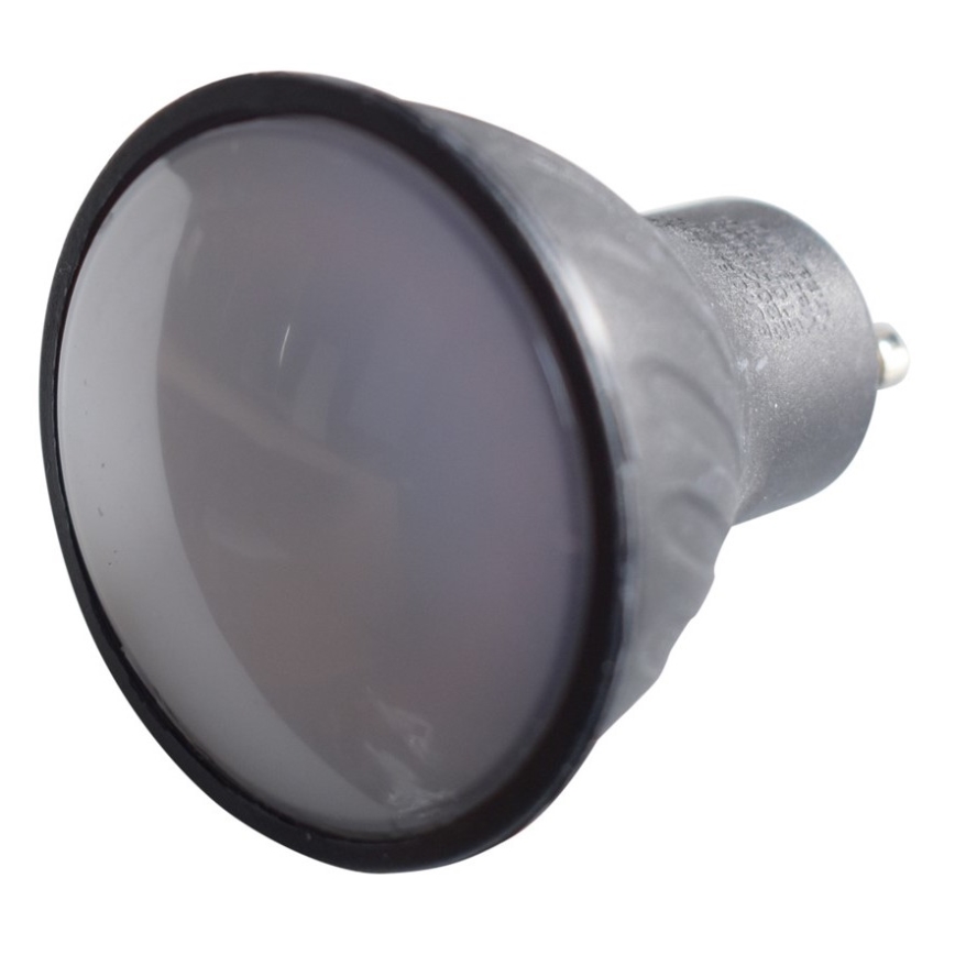 LED Bulb GU10/6W/230V 3000K black