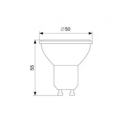 LED Bulb GU10/7W/230V 4000K