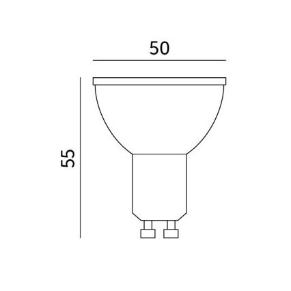 LED Bulb GU10/8,5W/230V 3000K