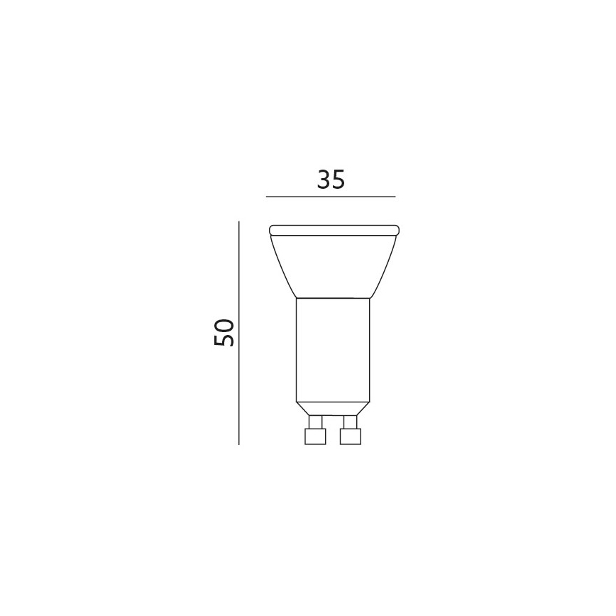 LED bulb GU10-MR11/4W/230V 3000K