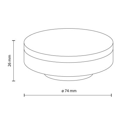 LED Bulb GX53/8W/230V 4000K