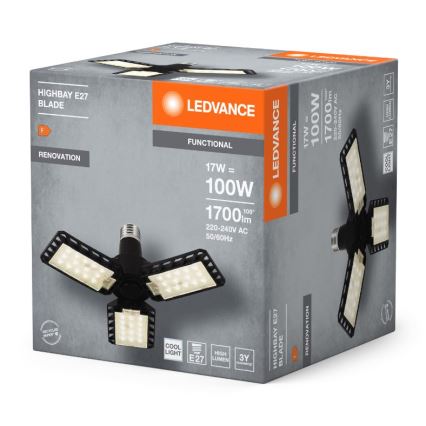 LED Bulb HIGHBAY E27/17W/230V 4000K - Ledvance